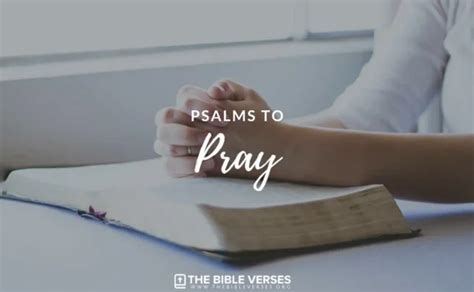 Psalms To Pray Examples Of Prayer To God