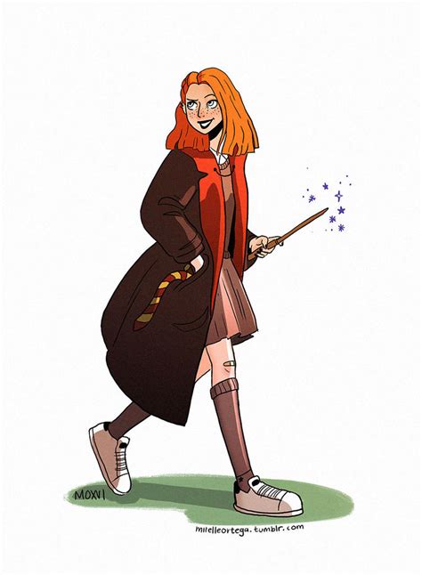 Ginny Weasley By Illustrationrookie On Deviantart