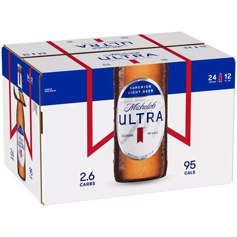 Michelob Ultra Superior Light Lager Beer Bottles 24 Pack Shop Beer