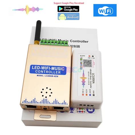 Wifi Spi Music Spectrum Controller V V V For Digital Pixel Led