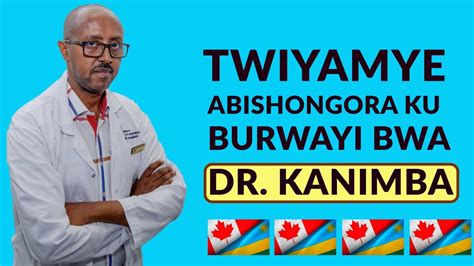 Abanyarwanda Batuye Muri Canada Bati Dr Kanimba Atugezeho Vuba