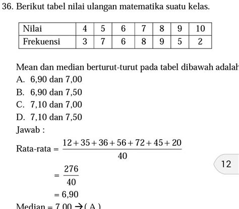 Contoh Soal Median Dan Modus Pelajaranku