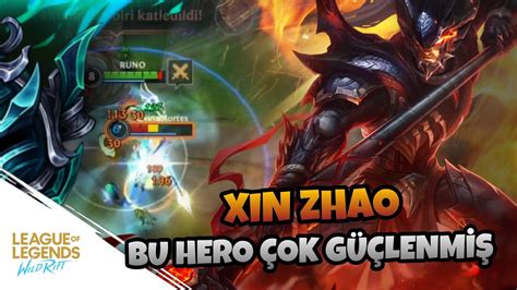 Wild Rift Xin Zhao Buff Ormanda Çok GÜÇlÜ Derecelİ MaÇ Lol