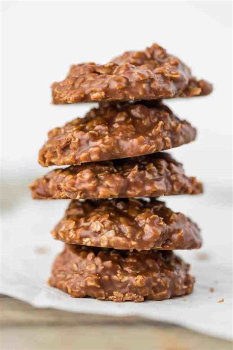 Chocolate Peanut Butter Oatmeal No Bake Cookies Salt And Baker