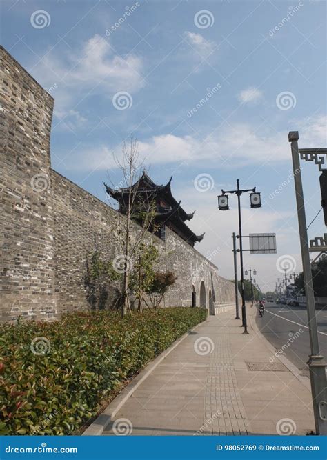 Suzhou China The City Wall Editorial Stock Image Image Of Great 98052769