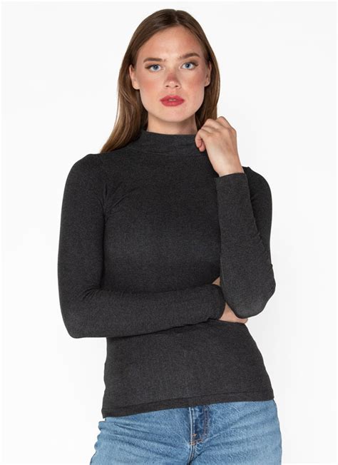 Bamboo Mock Neck Top Buy Cest Moi Usa