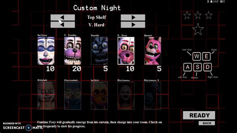 Stupid Yendofnaf Sister Location Custom Night Youtube