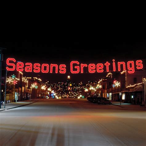 Outdoor Lighted Christmas Signs Commercial Holiday Signs