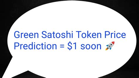 Gst Token Gst Price Prediction Gst Coin Green Satoshi Token Gst