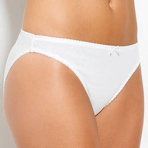 Essentials Cotton Bikini Briefs White Target Australia