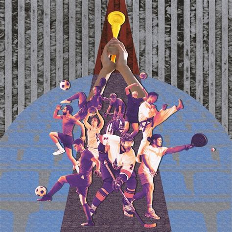Premium Photo Sports Abstract Collage
