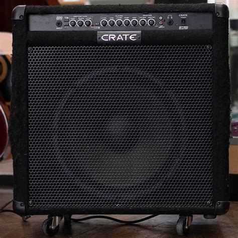 Crate Bt220 1x15 Bass Combo Amplifier Reverb