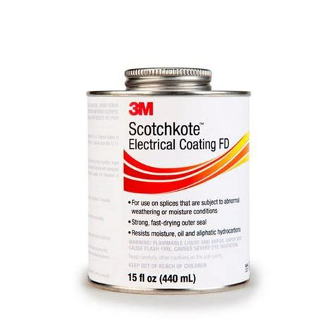 3m Scotchkote Electrical Coating Fd In Brush Top 15 Oz Can Walmart