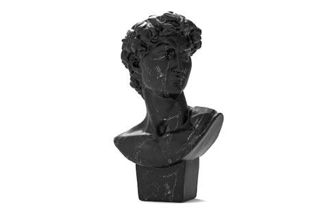 Premium Psd Gypsum Statue Of Davids Head Michelangelos David Statue