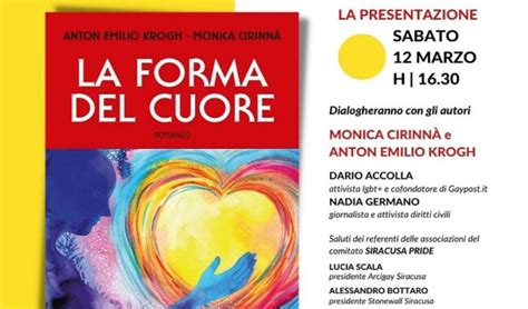 Siracusa Pride Primo Appuntamento Con Il Libro La Forma Del Cuore