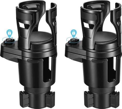 Amazon 2PCS Dual Car Cup Holder Expander Adapter Adjustable