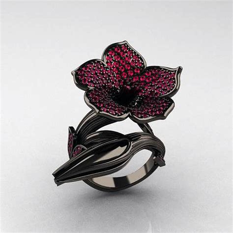 Black Gold Rings For Women - Inofashionstyle.com