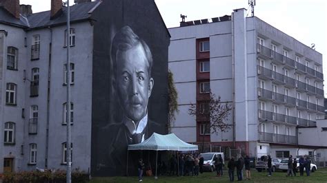 Nowy Ogromny Mural W Katowicach Przestawia Wojciecha Korfantego Wideo