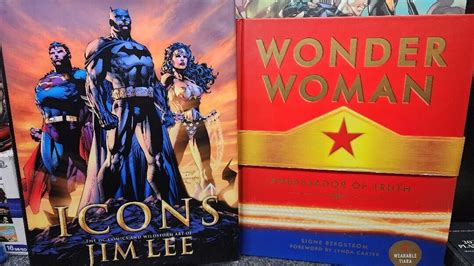 Icons The DC Comics And WildStorm Art Of Jim Lee Wonder Woman LOT