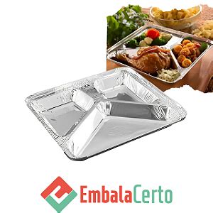 Bandeja De Alum Nio Divis Rias Funda Ml T Rmica Embalacerto