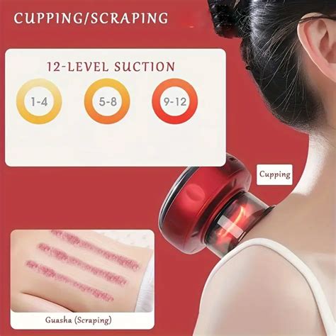 Smart Dynamic Cupping Therapy Set Smart Cupping Therapy Massager Gua Sha Massage Tool With 6