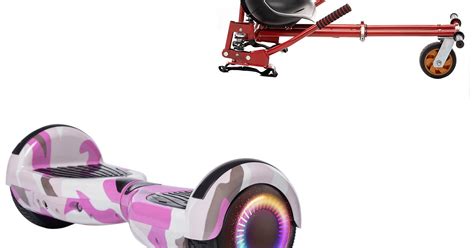 Pachet Hoverboard Inch Cu Scaun Cu Suspensii Regular Camouflage