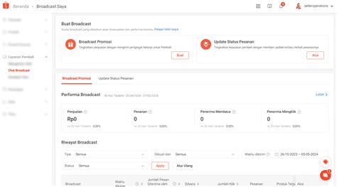 Membuat Chat Broadcast Untuk Promosi Pusat Edukasi Penjual Shopee