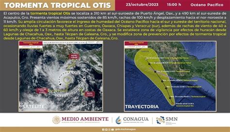 La Jornada Se prevé este miércoles impacto de Otis en territorio