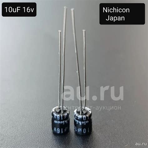 Конденсатор электролитический Ecap 10.0 uF * 16 V t=+105C 4x5 mm 10мкф ...