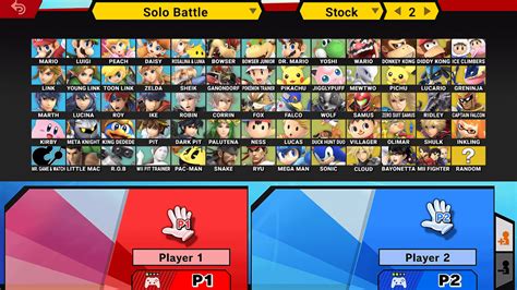 Updated Again Smash Ultimate Character Select Screen Fan Made Smashbros