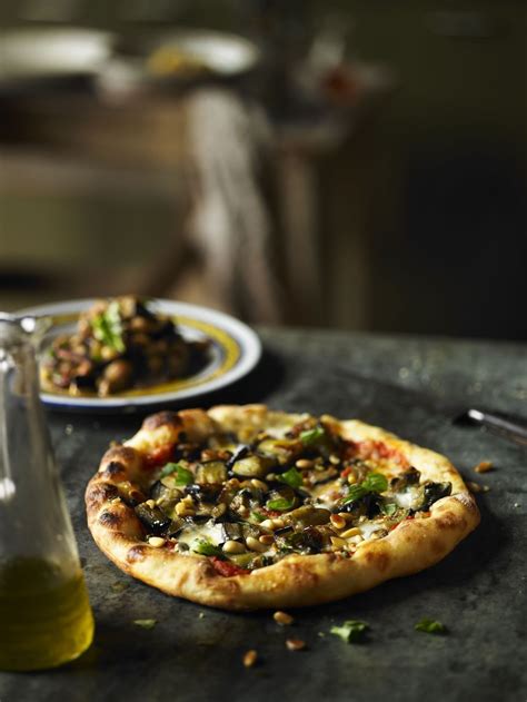 Aubergine And Caper Pizza · Extract From Artisan Pizza To Make Perfectly