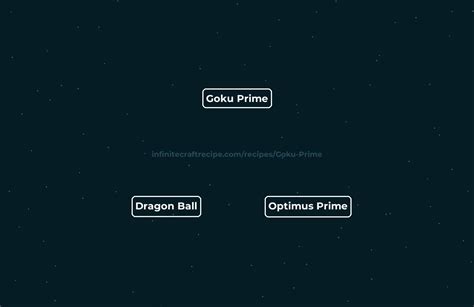 Goku Prime Recipe How To Make Goku Prime In Infinite Craft