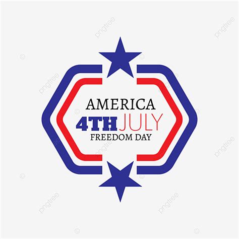 American Independent Day Vector Design Images Flat Th Of July