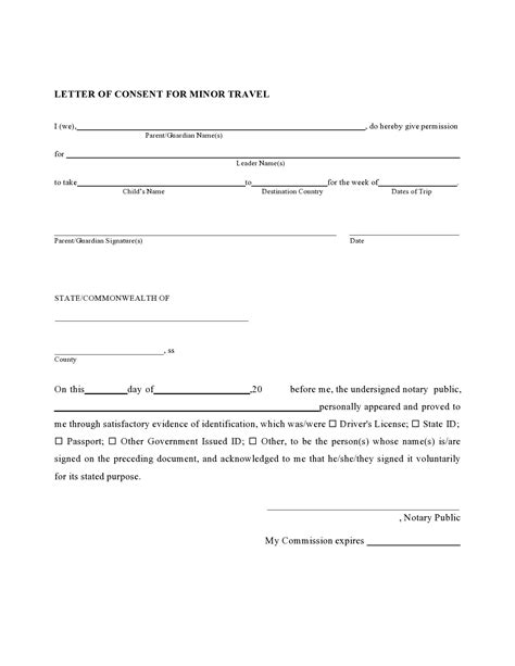 Notarized Permission Letter Infoupdate Org