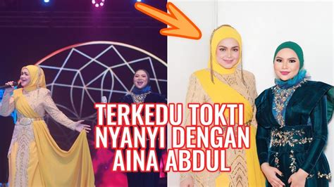 Terkedu Tokti Bila Lihat Aina Abdul Nyanyi Depan Mata Sekali Netizen