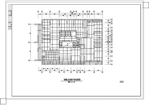 41层纯剪力墙住宅楼结构设计cad图纸居住建筑土木在线