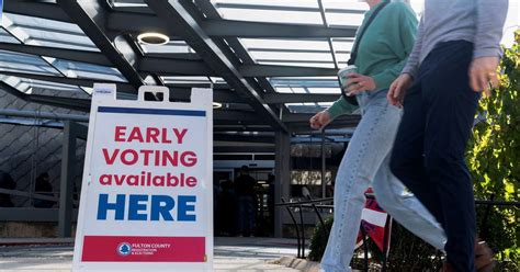 Heavy Turnout In Georgia Runoff Election As Early Voting Wraps Up