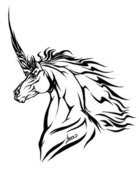 Unicorn Tattoo By Aaorin On Deviantart