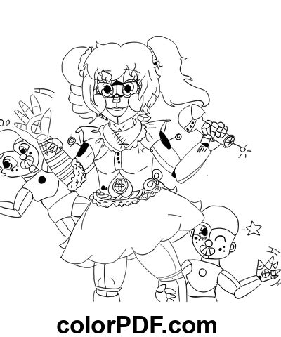 Circus Baby Fnaf Et Les Bidibabs Coloriages Et Livres En Pdf