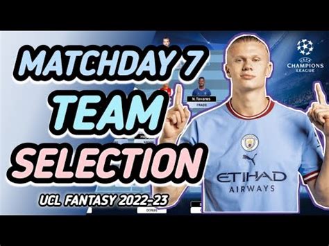 Ucl Fantasy Matchday Team Selection Top K Champions League