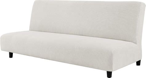 Chun Yi Jacquard Stretch Armless Sofa Bed Cover Soft Elastic Fitted