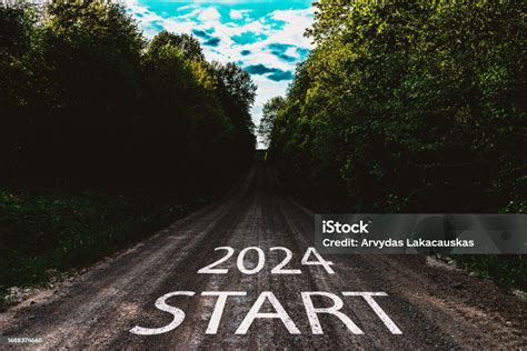 Kuvapankin valokuva otsikolla Uusi Vuosi 2024 Konsepti Teksti 2024 ...
