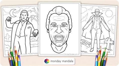 Vampire Coloring Pages Free Pdf Printables