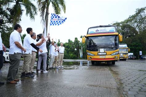 Mudik Gratis Bersama Bumn Pupuk Kaltim Berangkatkan 200 Pemudik Dari