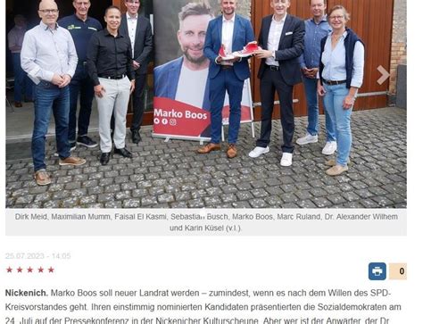 Bericht Des Blick Aktuell Zur Nominierung Marko Boos