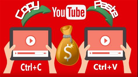 How To Copy And Paste Videos On Youtube Earn Money Youtube Youtube