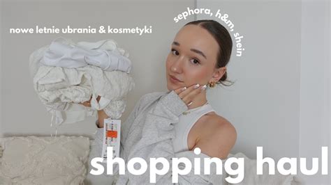 Ogromny Haul Zakupowy Przygotowania Do Wakacji Ubrania Kosmetyki