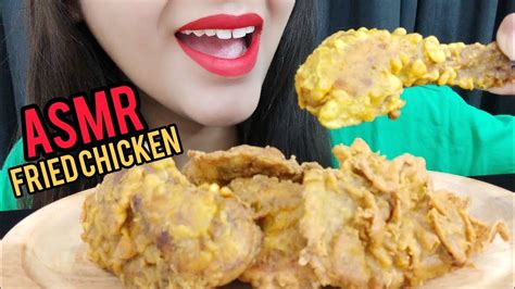 Asmr Fried Chicken 🍗 Eating Sounds Hollow Eats Asmr Youtube