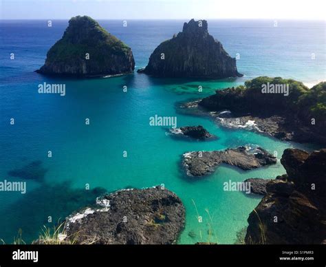 Morro Dois Irm Os Fernando De Noronha Brazil Stock Photo Alamy