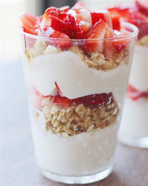 Strawberry Granola Parfait Simply J K